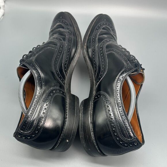 Allen Edmonds Mcallister Mens 13 Black Leather Dress Shoes Lace-Up Block Heel main image 7